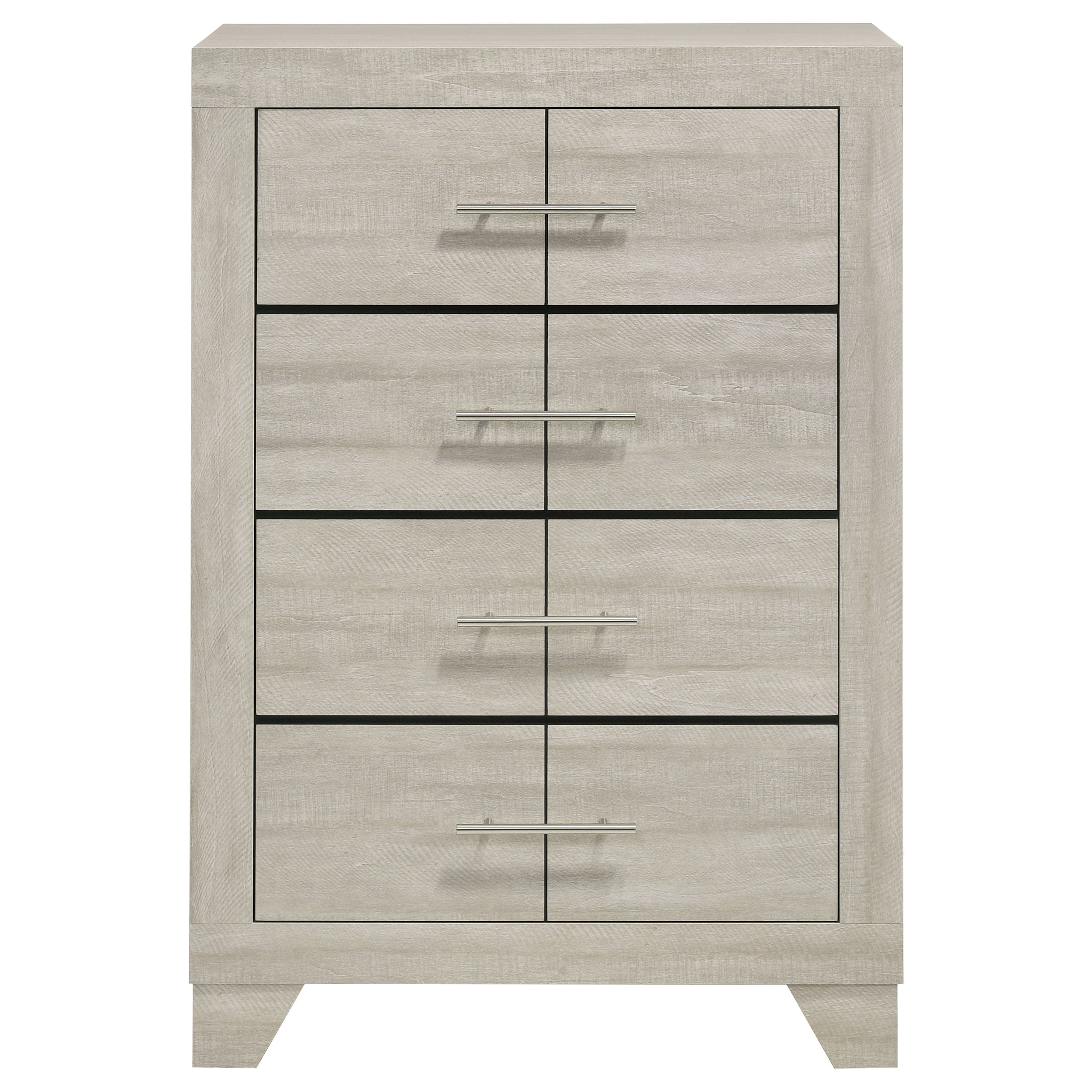 Trenton 4-drawer Bedroom Chest of Drawers Rustic Cream — view 3