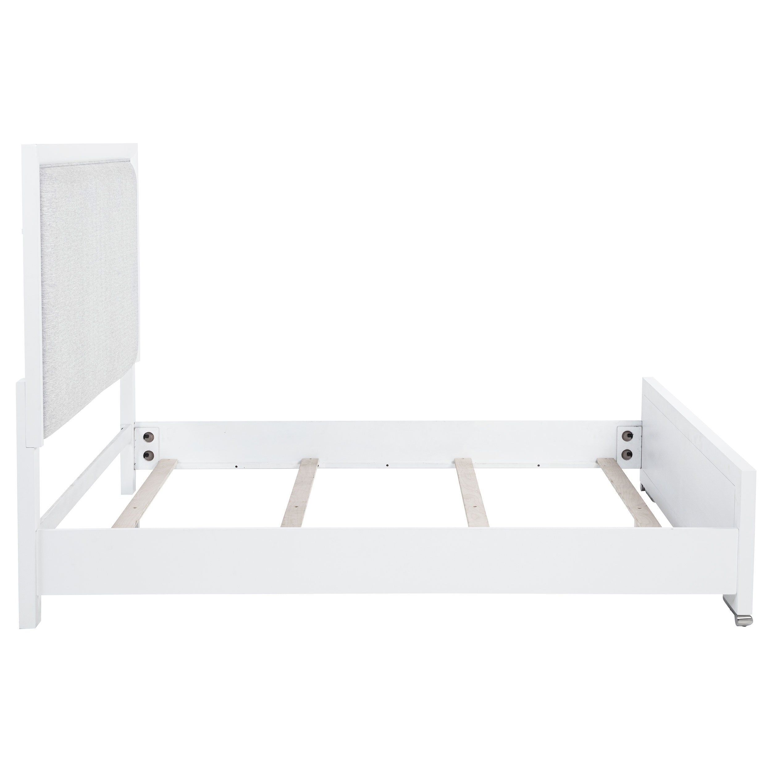Gracemont 57-inch Queen Panel Bed Grey and White — view 5