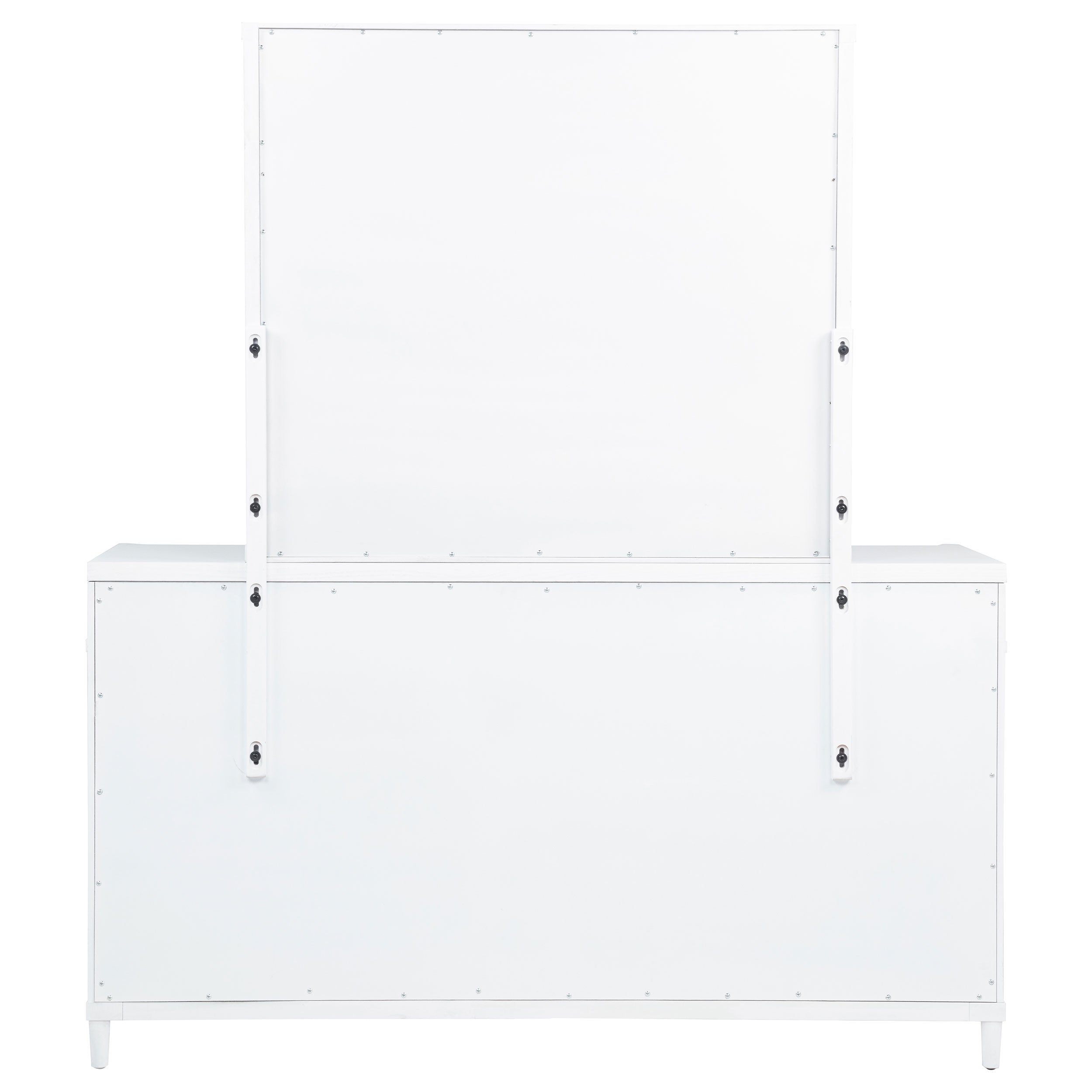 Gracemont 8-drawer Bedroom Dresser with Mirror White — view 7