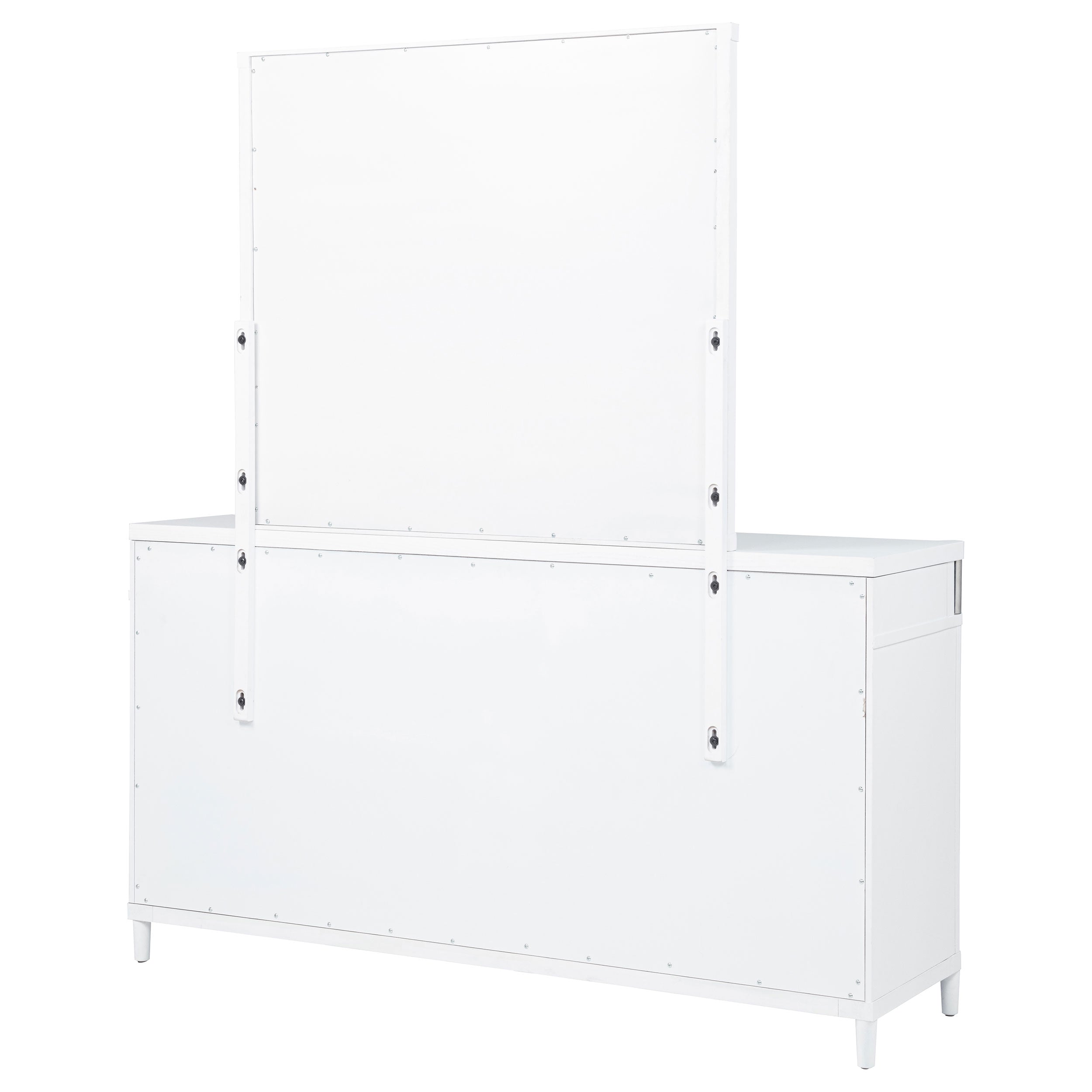 Gracemont 8-drawer Bedroom Dresser with Mirror White — view 8