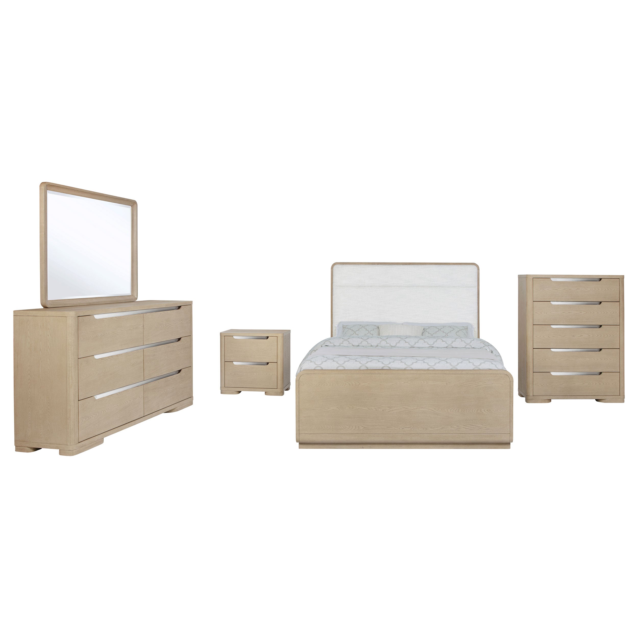 Ladera 5-piece Eastern King Bedroom Set Light Elm — view 2