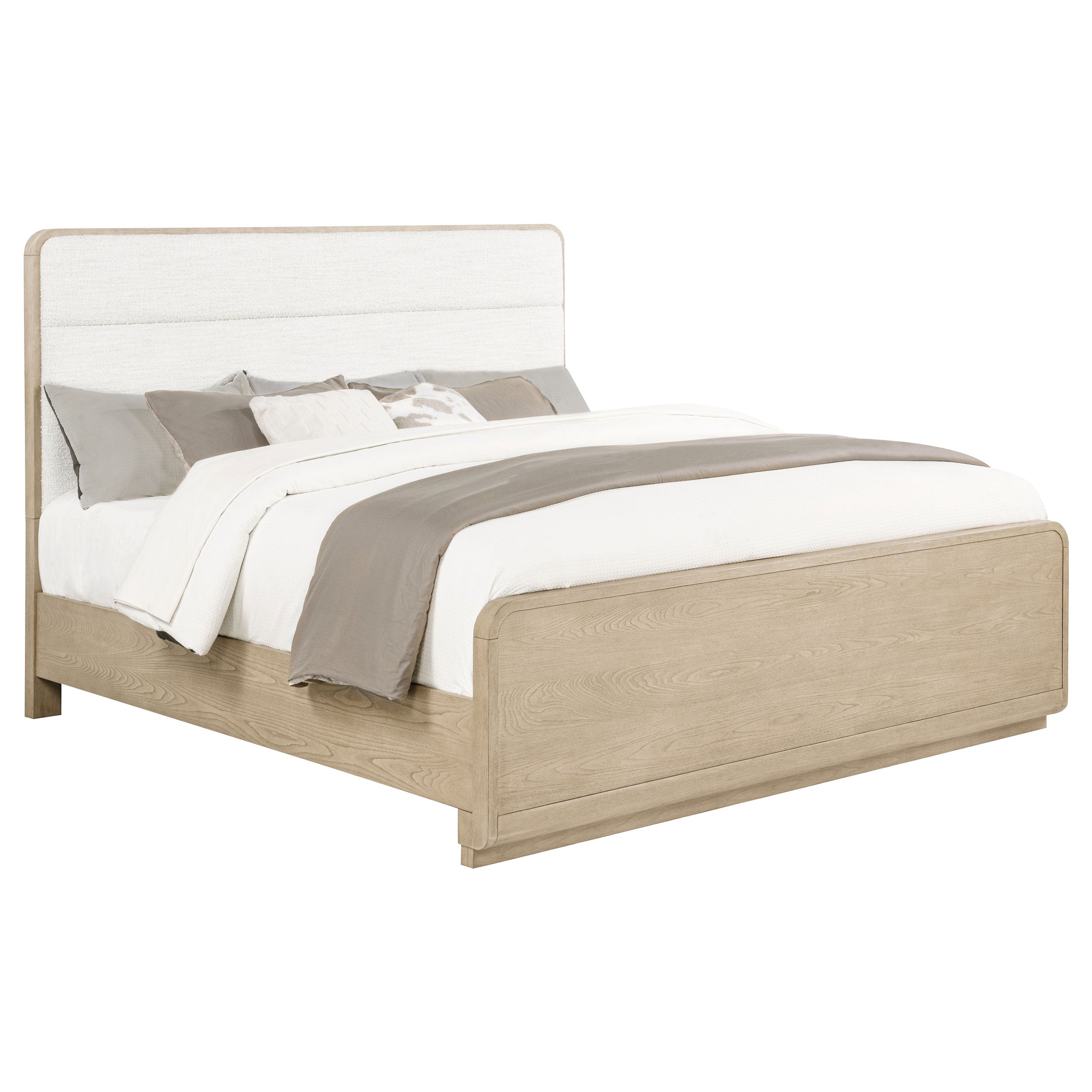 Ladera 56-inch Eastern King Panel Bed Light Elm — view 3