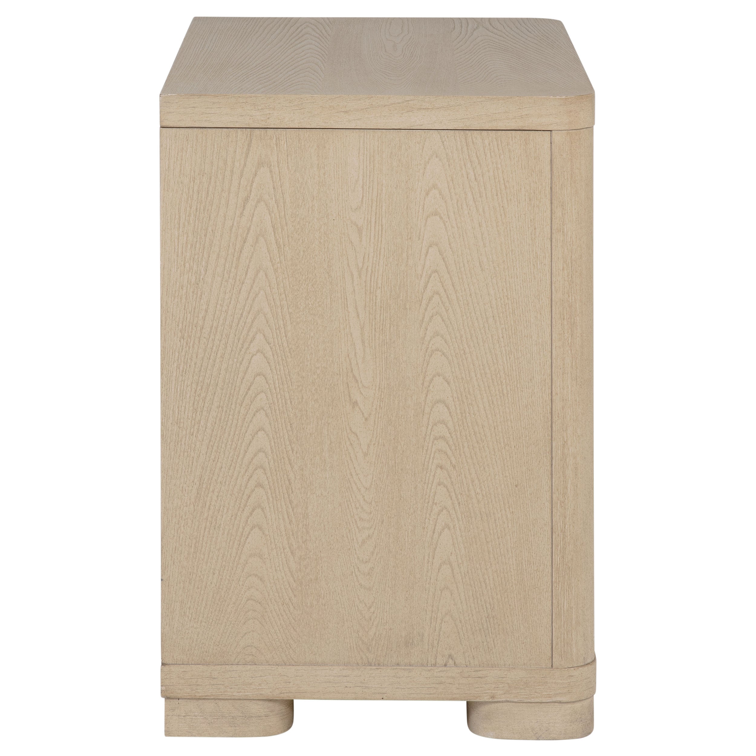 Ladera 2-drawer Nightstand Bedside Table Light Elm — view 9