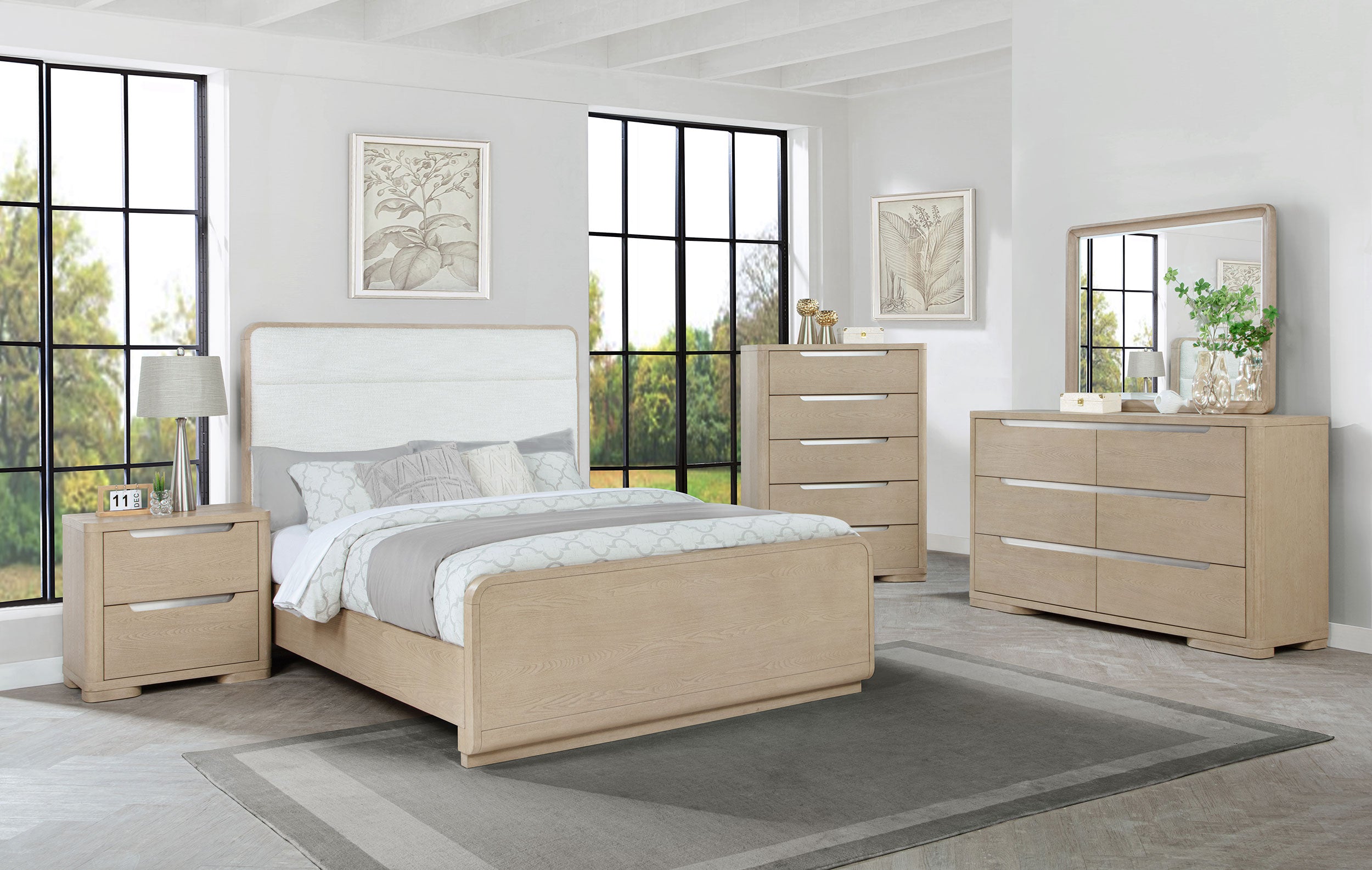 Ladera 6-drawer Bedroom Dresser Light Elm — view 13