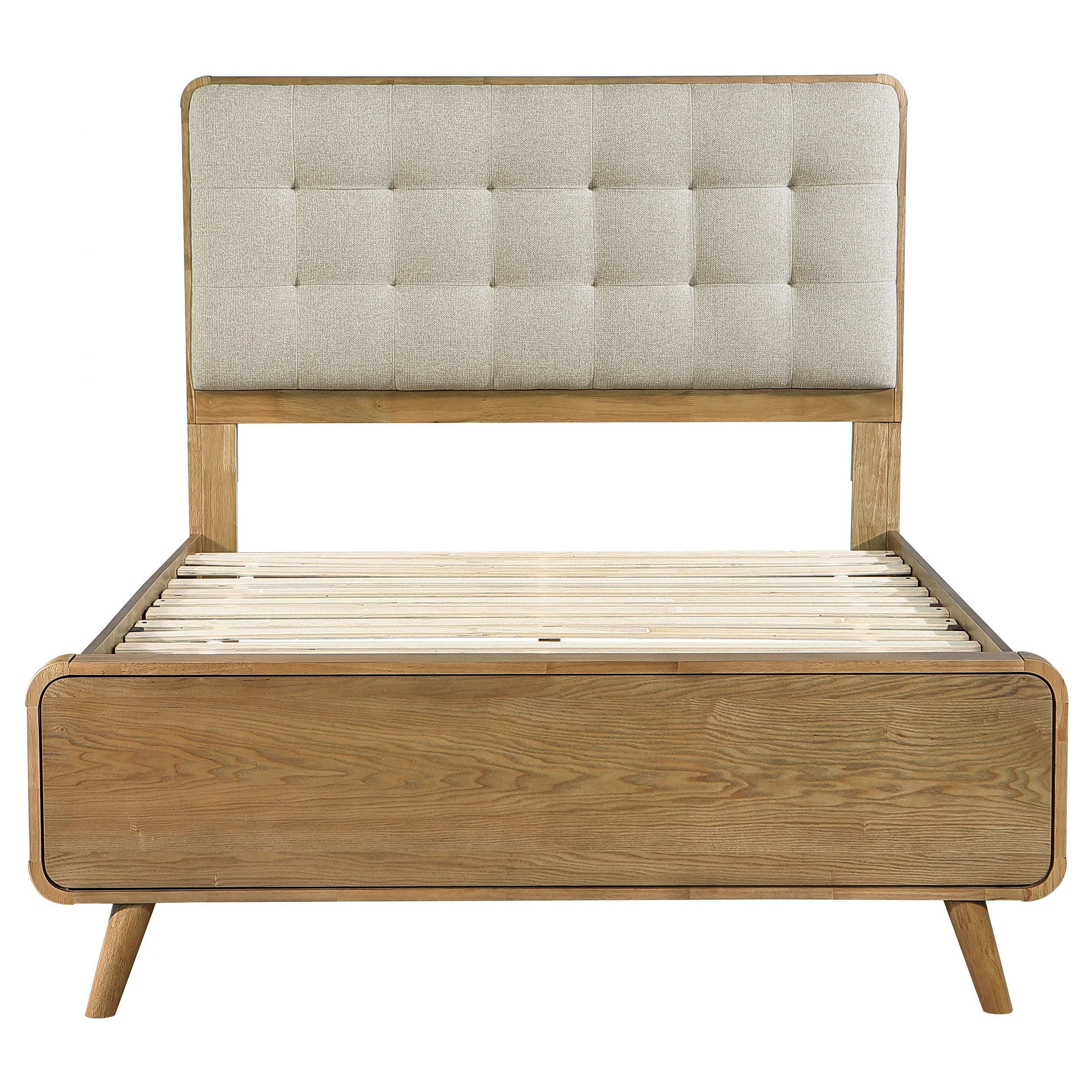 Robyn Wood Full Platform Bed Light Ash — view 4