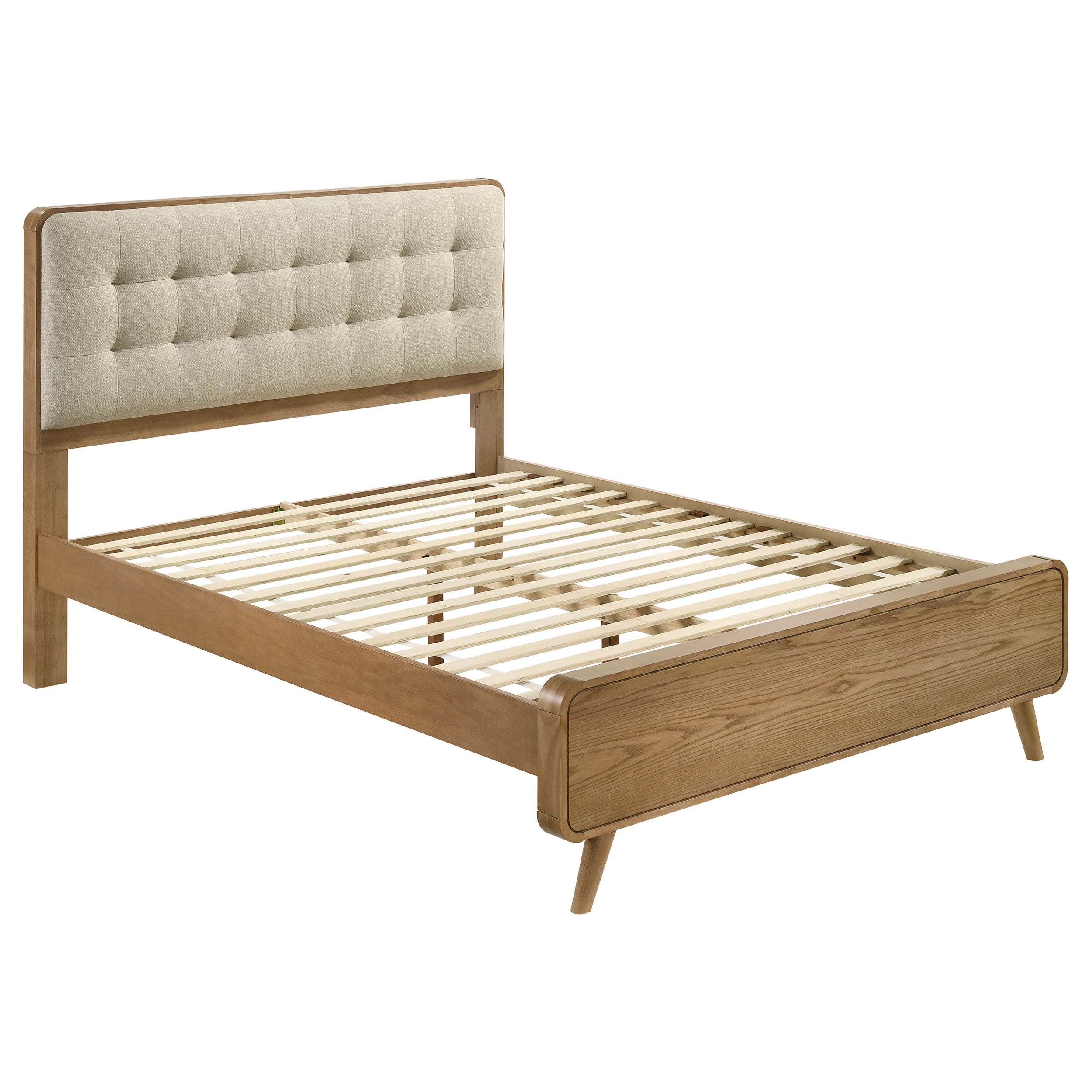Robyn Wood Eastern King Platform Bed Light Ash — view 1