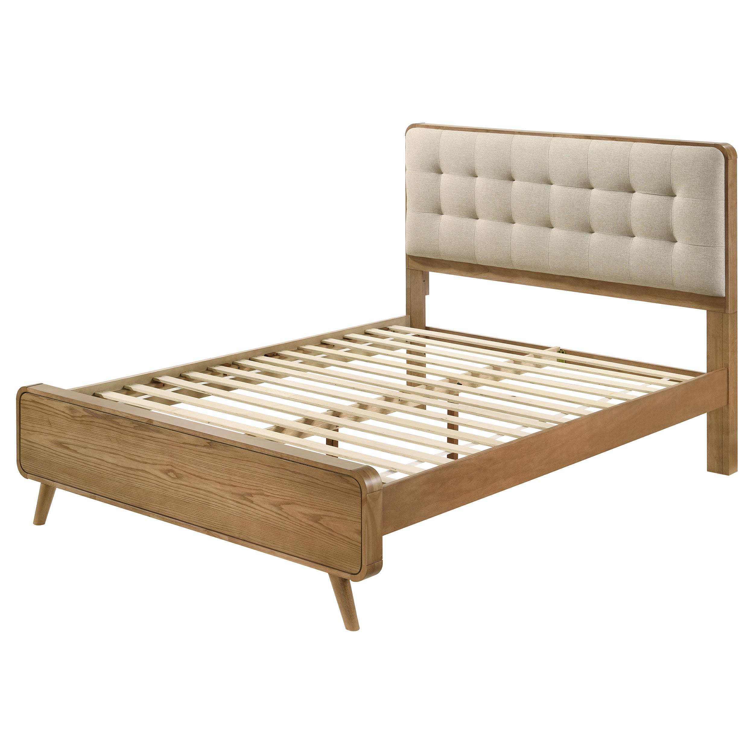 Robyn Wood Eastern King Platform Bed Light Ash — view 5