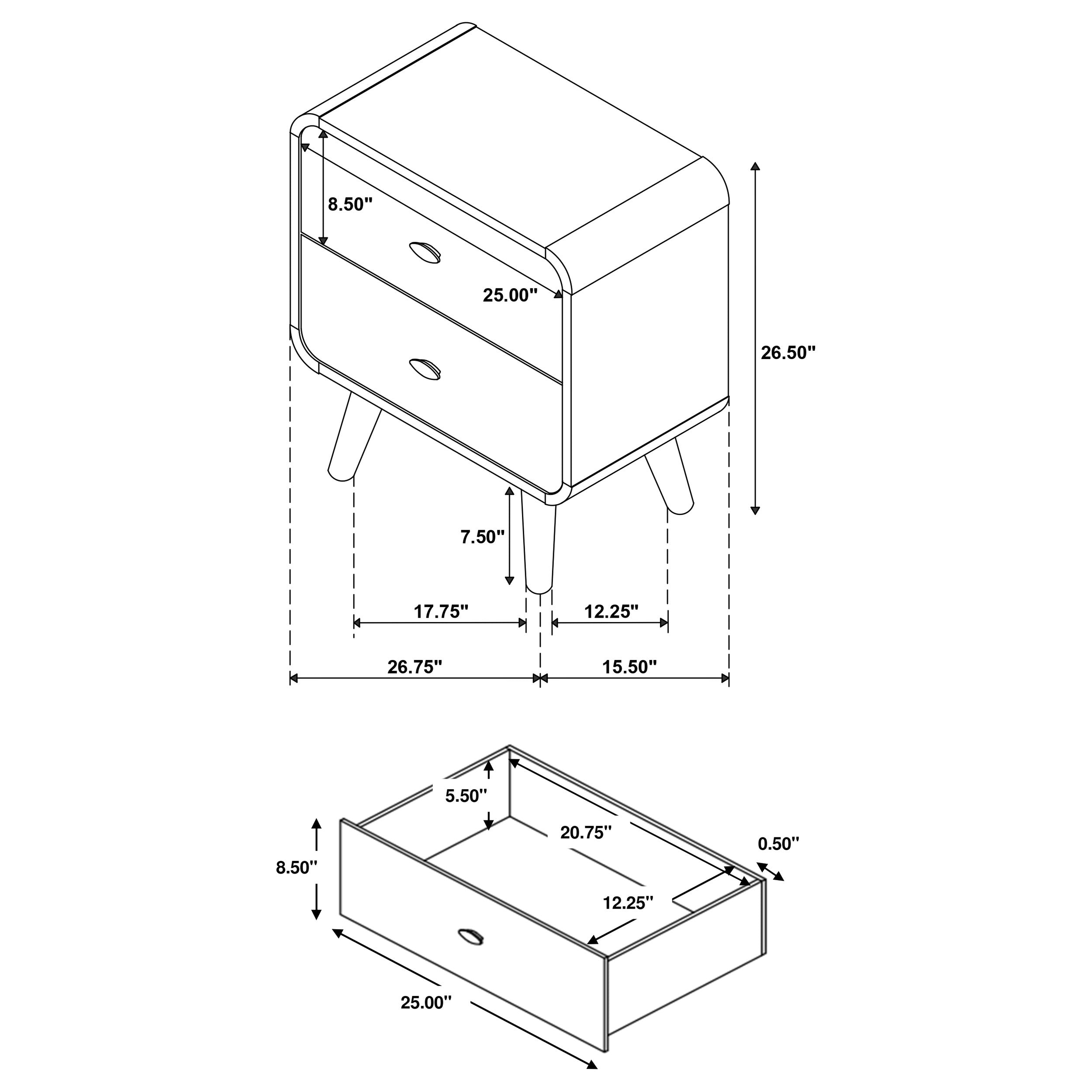 Robyn 4-piece Queen Bedroom Set Light Ash — view 14