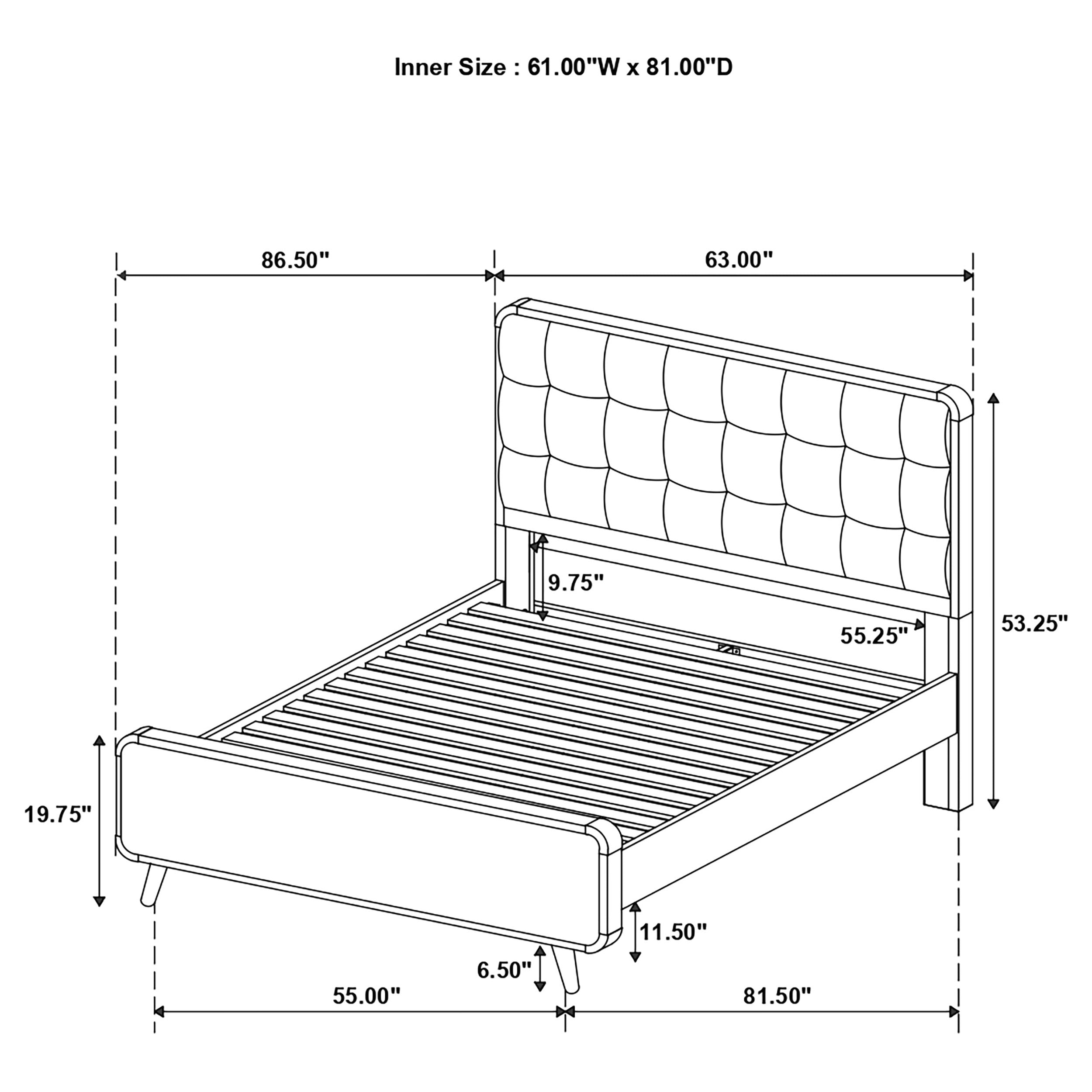 Robyn 5-piece Queen Bedroom Set Light Ash — view 15