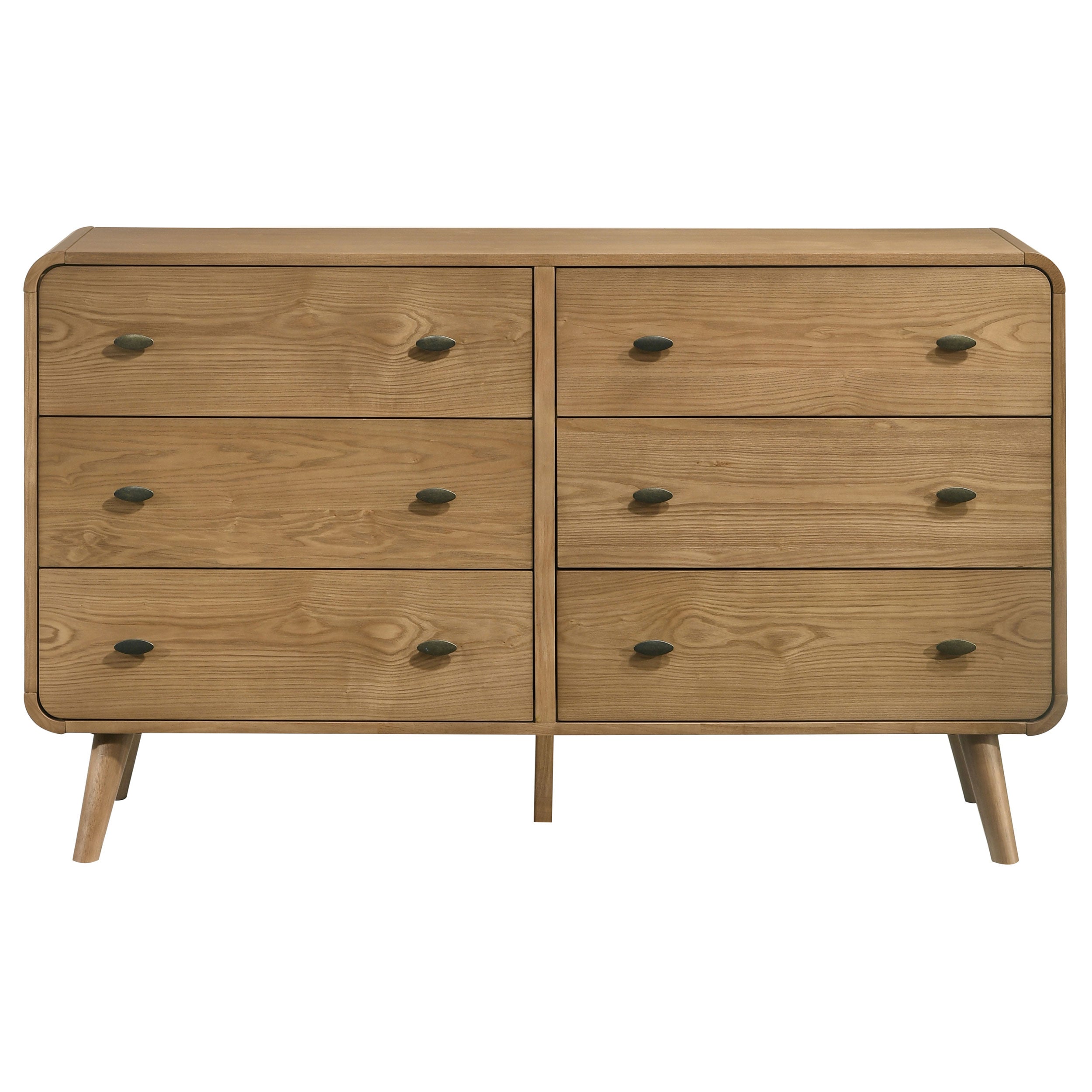 Robyn 6-drawer Bedroom Dresser Light Ash — view 3