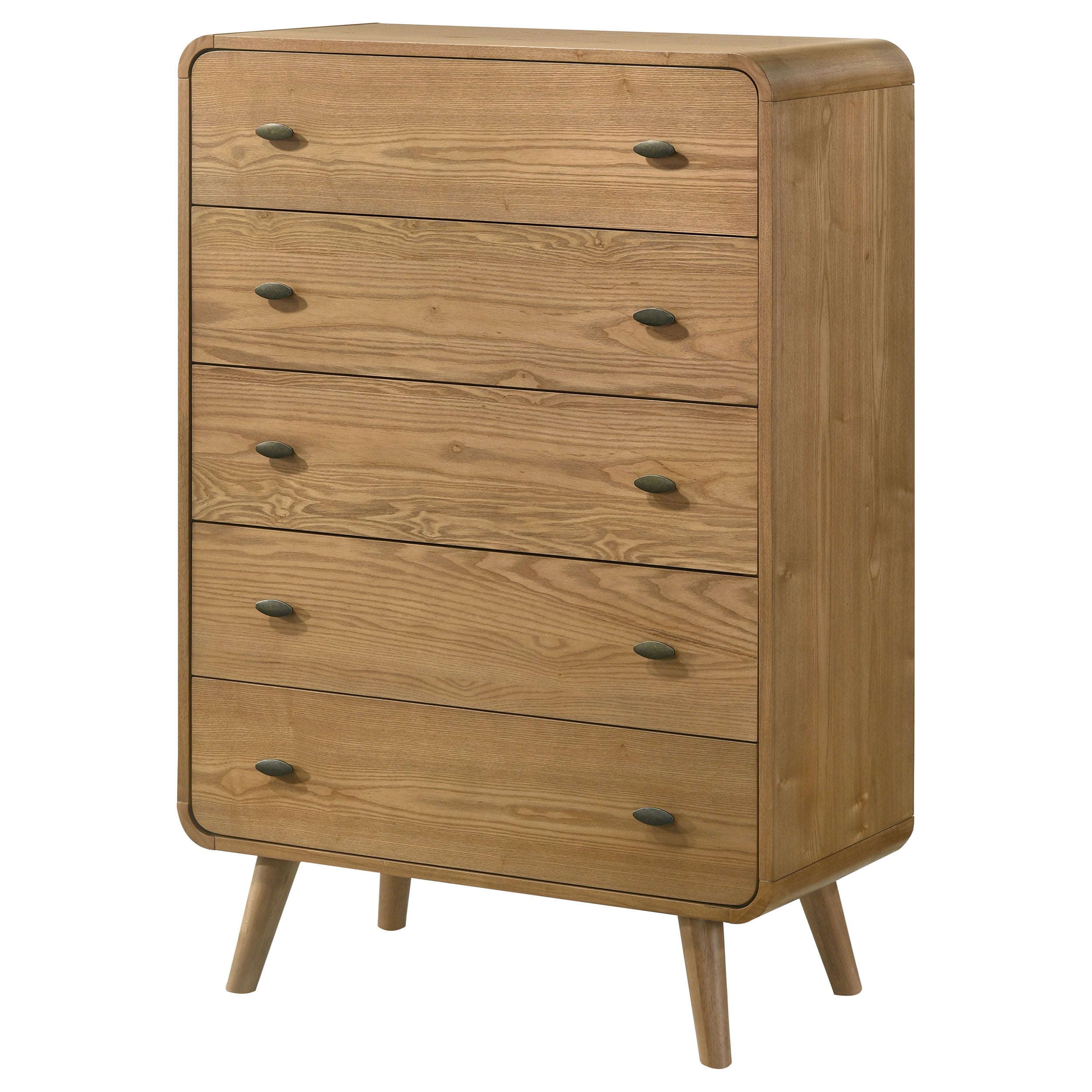 Robyn 5-drawer Bedroom Chest of Drawers Light Ash — view 4