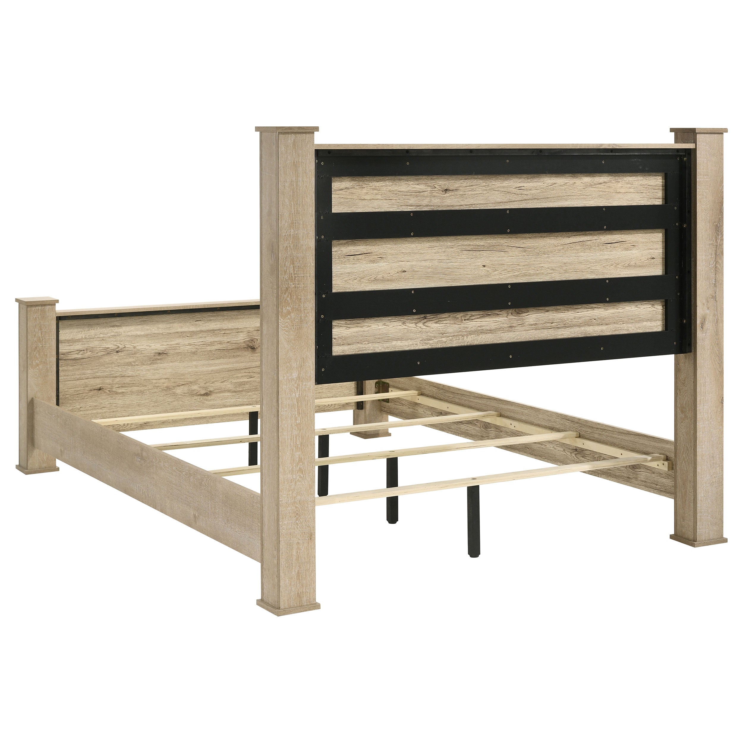 Oakglen 55-inch Queen Panel Bed Weathered Oak — view 5