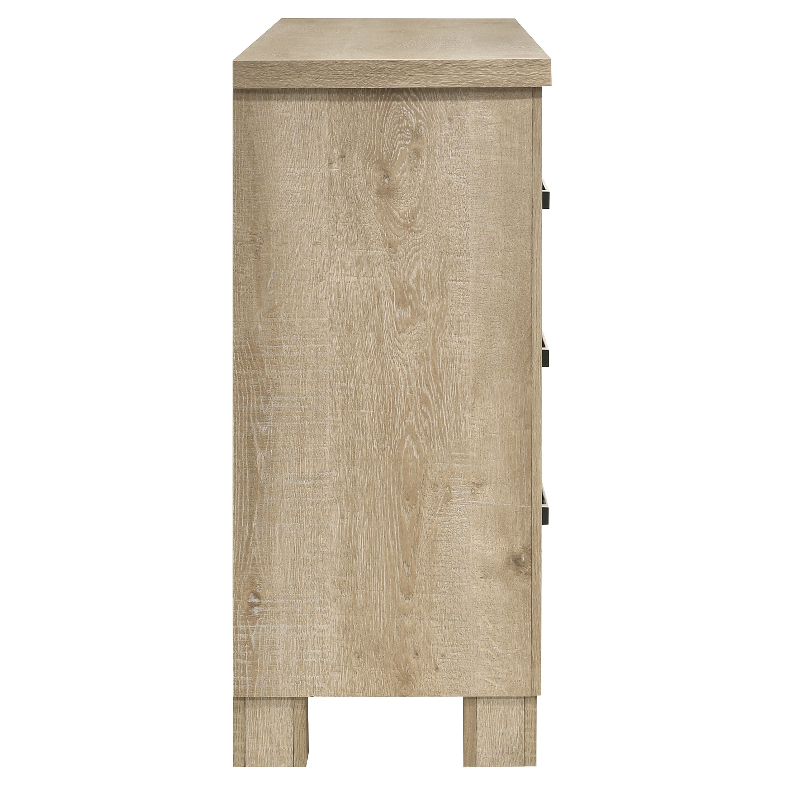 Oakglen 6-drawer Bedroom Dresser Weathered Oak — view 9