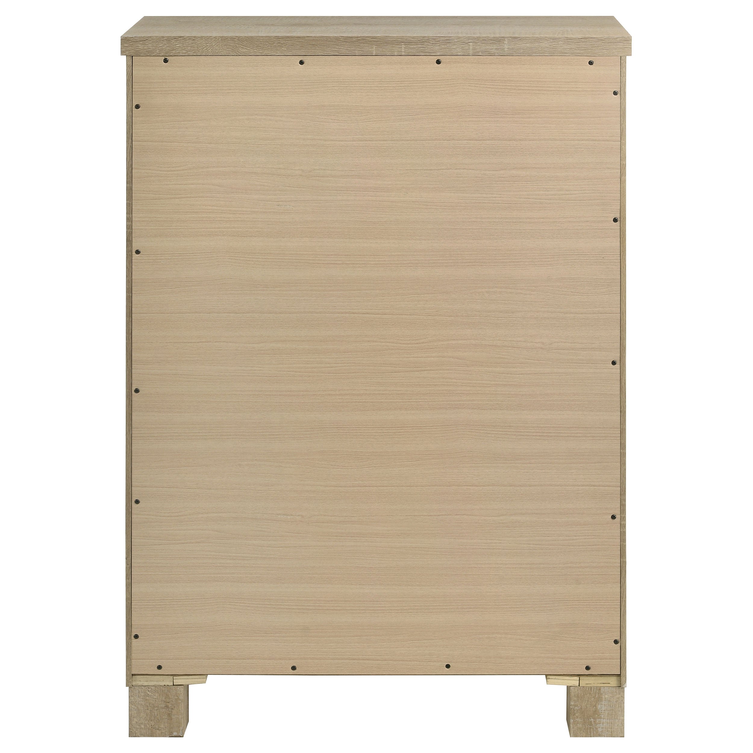 Oakglen 5-drawer Bedroom Chest of Drawers Weathered Oak — view 7
