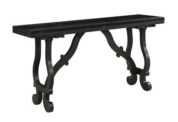Orchard Park Console Table (Flip-Top) (Black)