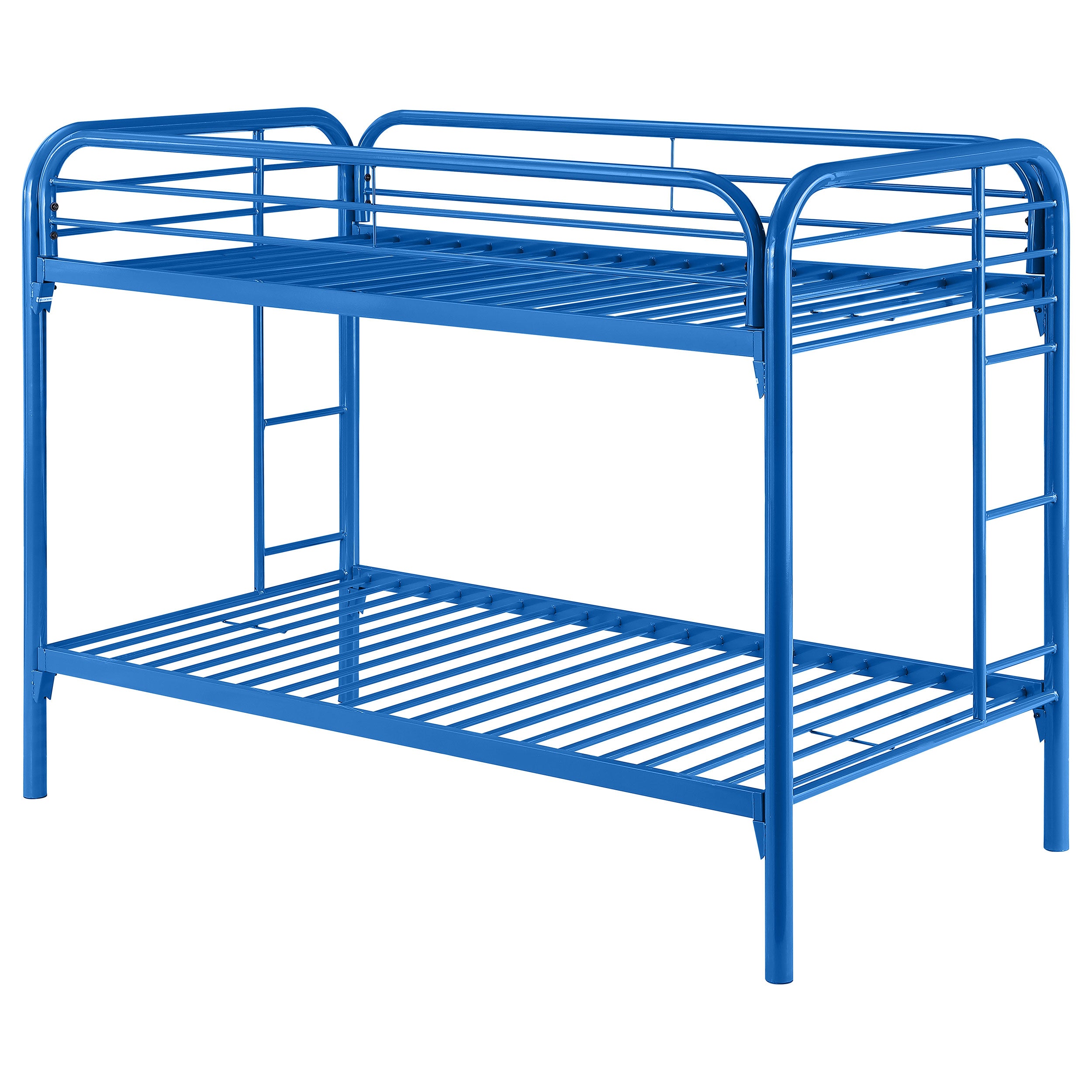Morgan Metal Twin Over Twin Bunk Bed Blue — view 7