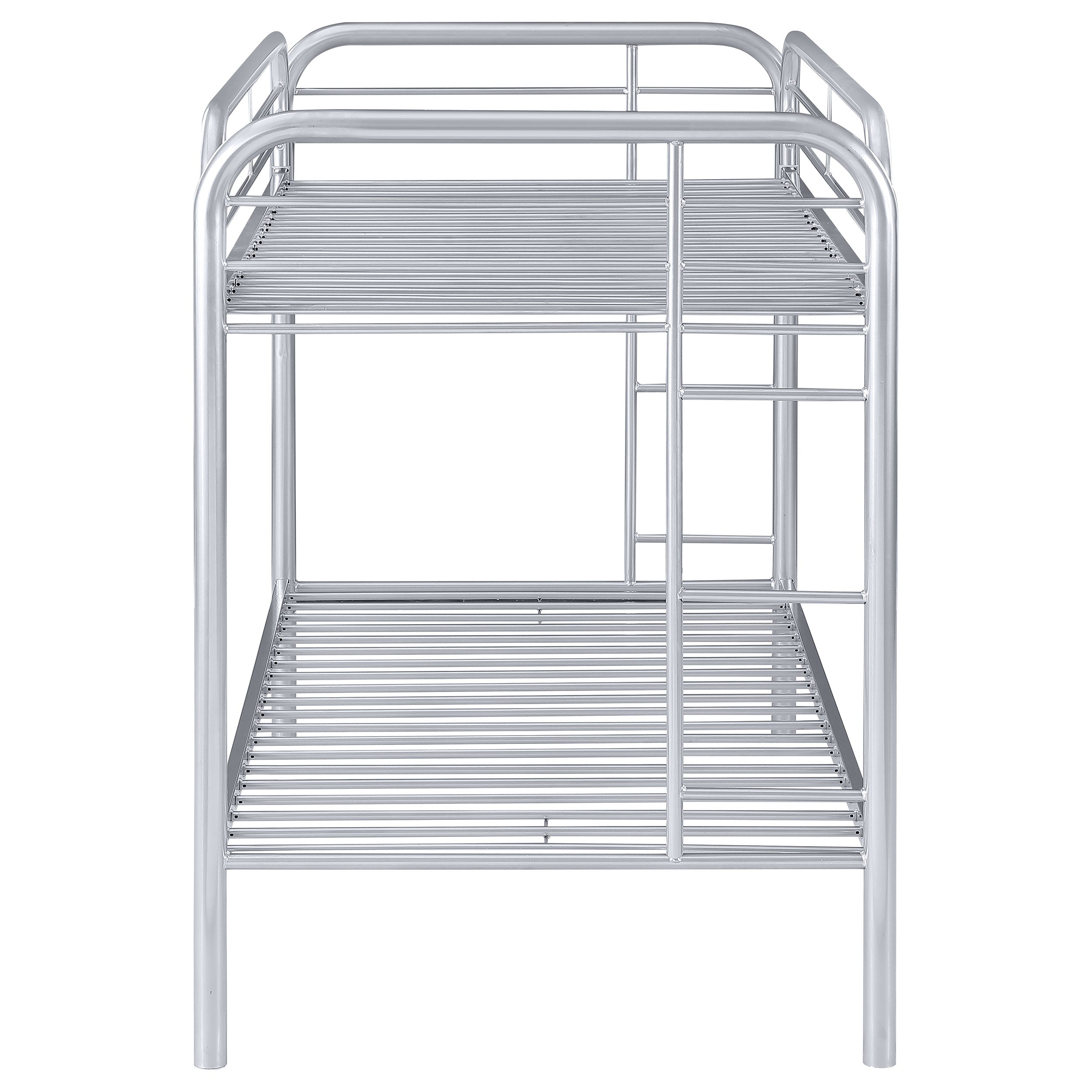 Morgan Metal Twin Over Twin Bunk Bed Silver — view 8