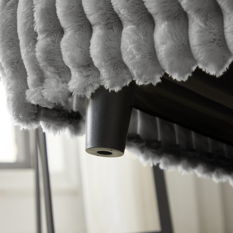 Plush Corduroy 4 Seat Sofa, Modern Comfy Upholstered Sofa Cloud Couch, Deep Seat Couches With Soft Pillows