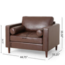 Sophisticated Club Chair With Relaxing Comfor
