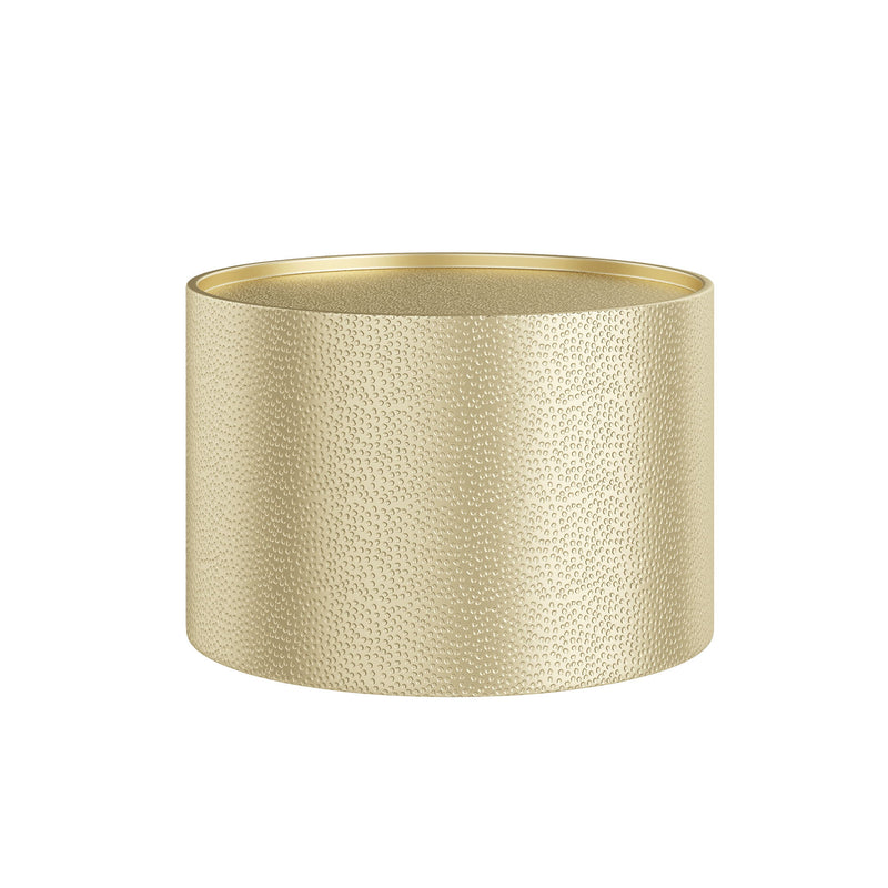 Braeburn - Handcrafted Round Coffee Table Hammered Surface