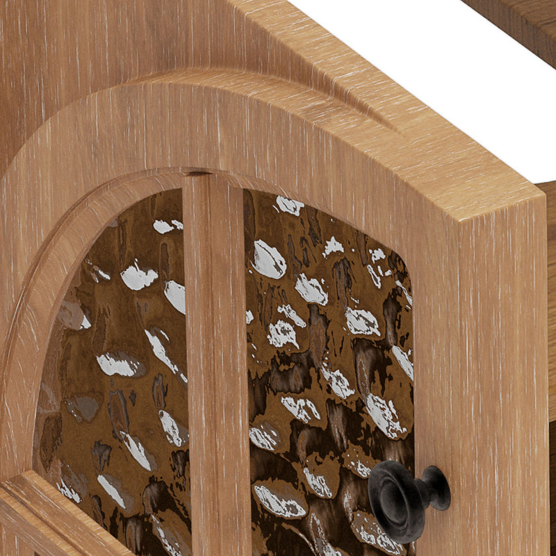 Vintage Farmhouse Bathroom Vanity With Ceramic Sink