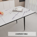 Modern Extendable Dining Table And Chair Set