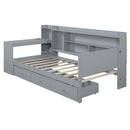 Daybed With 3 Drawers USB Ports And Desk