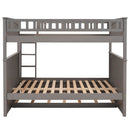 Bunk Bed With Twin Size Trundle, Guardrails