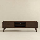 Adrian - TV Stand - Walnut Brown