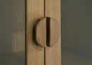Adina - Tall Display Cabinet - Distressed Light Brown