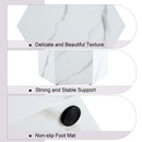 Modern Coffee Table With Complex Texture Patterns, Stylish And Durable Design - White