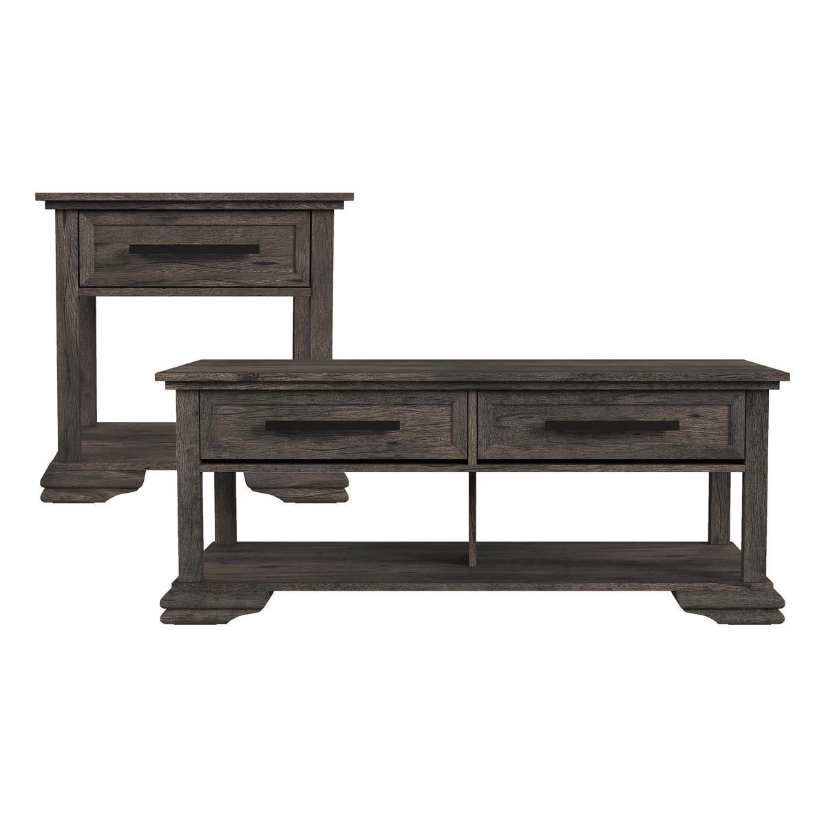 Park Ridge Occasional Table Set in Dark Gray by Elements International