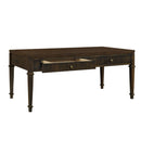 Fluted - 2 Drawer Coffee Table - Brown