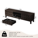 Media Console With 4 Drawers And Cable Management