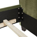 Marcella - Upholstered Shelter Headboard Bed Set