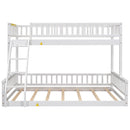 Bunk Bed With Ladder And Guardrails