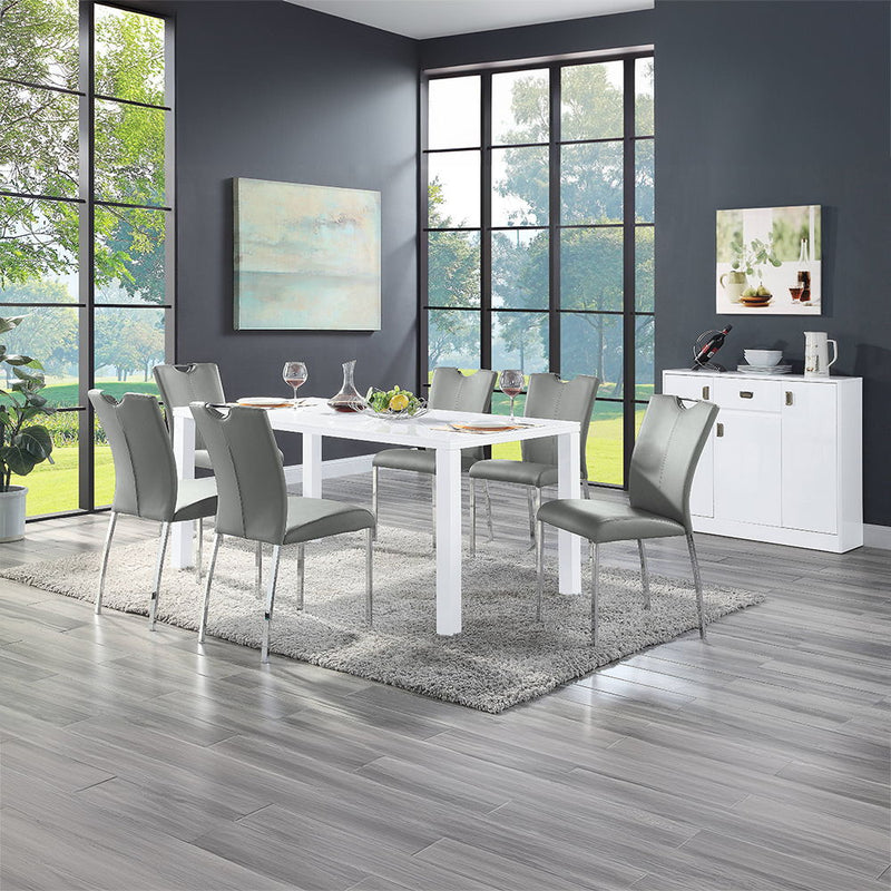 Pagan - Dining Table - White High Gloss