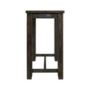 Stone - Multipurpose Bar Table Set - Dark Walnut