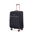 4 Piece Set, Softshell Suitcase Spinner Wheels Terylene Luggage Sets