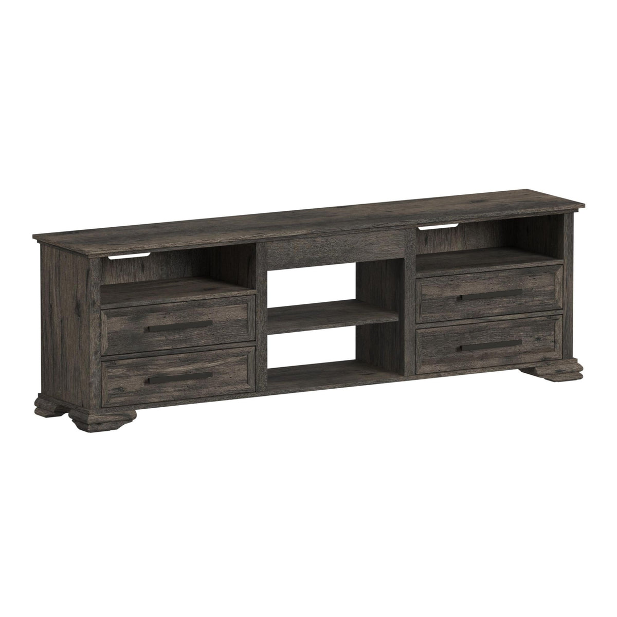 Park Ridge TV Console in Dark Gray by Elements International, view 2