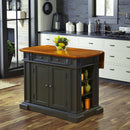 Montauk - Kitchen Island - Wood - Dark Gray
