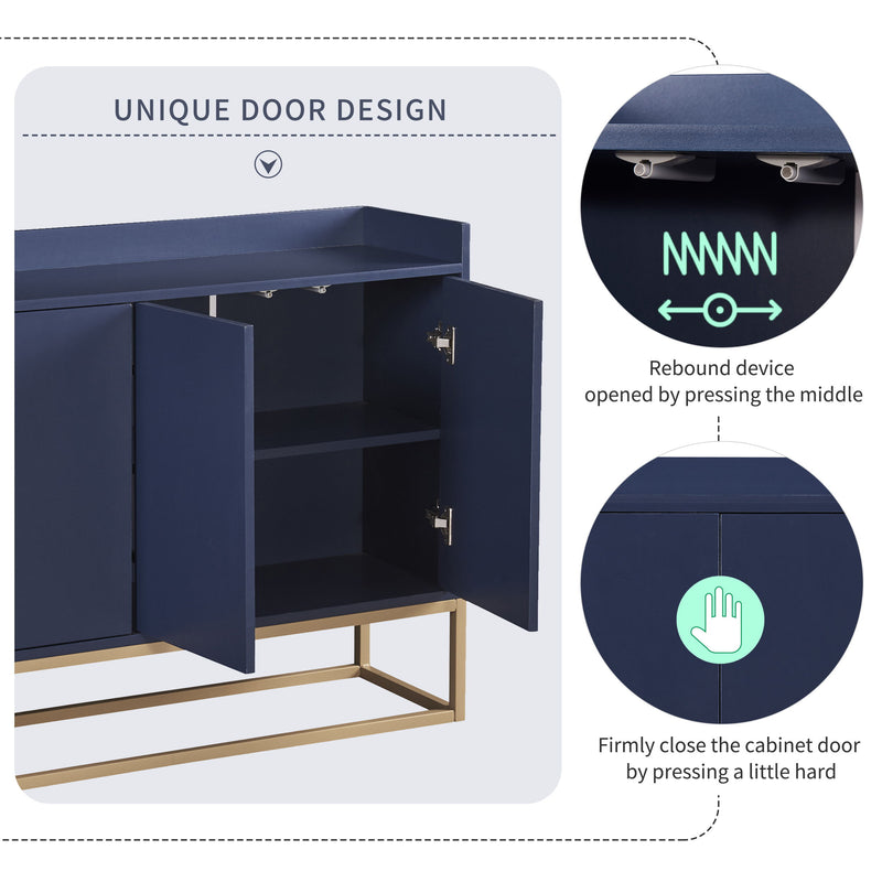 Modern Sideboard Elegant Buffet Cabinet With Large Storage Space For Dining Room, Entryway