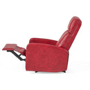 Contemporary Recliner Chair With Push Back Function