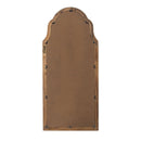 Large & Framed Wall Mirror, Arched Mirror With Decorative Window Look For Living Room - Cream