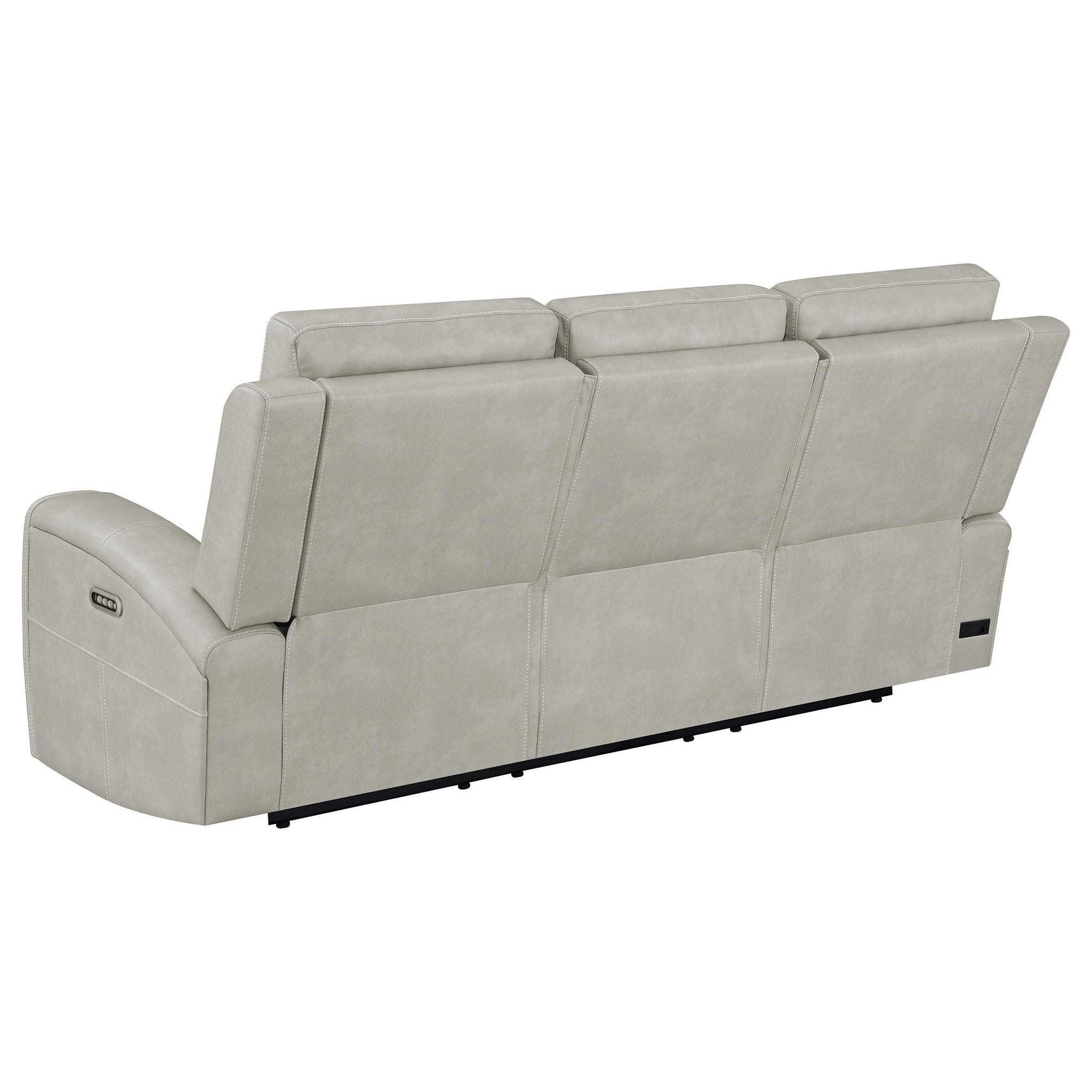 Brickston 2-piece Triple Power Reclining Sofa Set Grey
