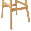 Modern Bar Stool Set With Upholstered Seating