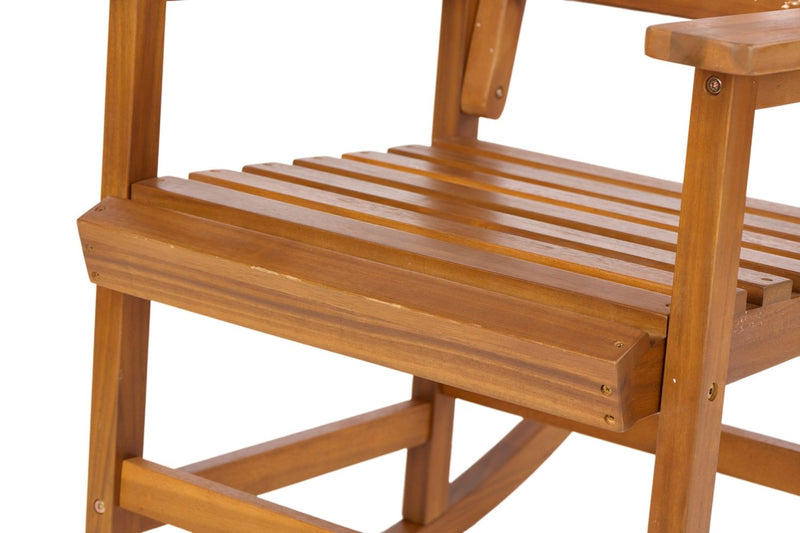 Acacia Indoor Rocking Chair, Outdoor Solid Patio Furniture