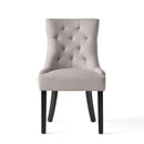 Contemporary Cheney Dining Chair Set With Tufted Design