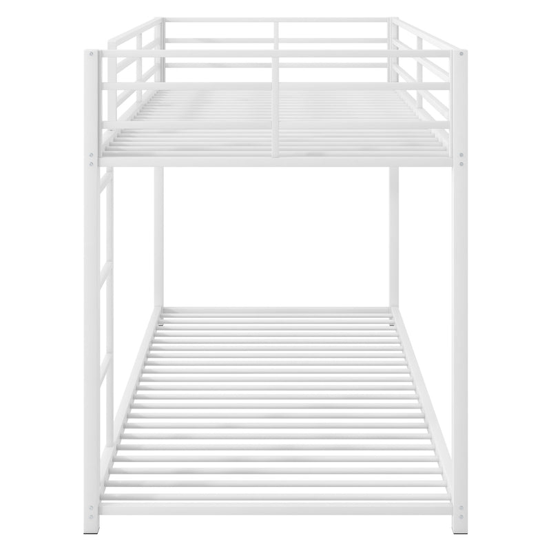Metal Bunk Bed, Low Bunk Bed With Ladder