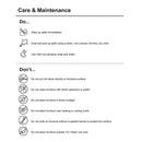 Coffee Table With Tempered Glass Top, Solid Wood Frame - Walnut